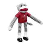 Littlearth NFL Tampa Bay Buccaneers Sock Monkey and Flying Disc Pet Toy Combo Set, Team Color, One Size