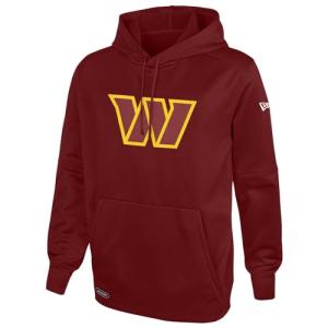 New Era NFL Men's Recognition Team Colors Pullover Performance Fleece Hoodie, Washington Commanders, Small