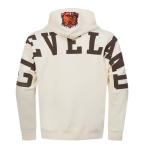 Pro Standard Mens NFL Cleveland Browns Wingspan Pull Over Hoodie Eggshell 3XL