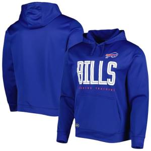 Outerstuff NFL Youth 8-20 Huddle Up Team Color Performance Primary Logo Pullover Hoodie (14-16, Buffalo Bills)