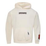 Pro Standard Mens NFL Cleveland Browns Wingspan Pull Over Hoodie Eggshell 3XL