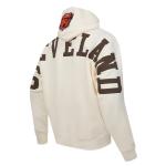 Pro Standard Mens NFL Cleveland Browns Wingspan Pull Over Hoodie Eggshell 3XL