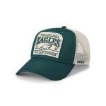 FOCO Philadelphia Eagles NFL Truckstop Patch Trucker RF Cap - Midnight Green