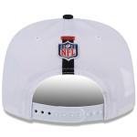 New Era Men's White/Black Cincinnati Bengals 2024 NFL Training Camp Golfer Snapback Hat