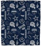 Pegasus Sports Dallas Cowboys 40'' x 50'' Collage Icons Polar Fleece Blanket