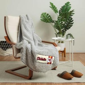 FOCO Kansas City Chiefs NFL Retro Cloud Sherpa Blanket