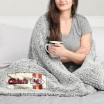 FOCO Kansas City Chiefs NFL Retro Cloud Sherpa Blanket