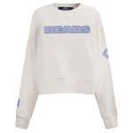 Pro Standard Womens NFL Chicago Bears Varsity Blues Crewneck Sweatshirt Linen 2XL