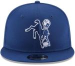 New Era Unisex-Adult NFL 9FIFTY Historic Legacy Throwback Logo Adjustable Snapback Hat Cap One Size Fits All (US, Alpha, One Size, Indianapolis Colts, Indianapolis Colts)