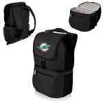 PICNIC TIME NFL Zuma Insulated Cooler Backpack, Miami Dolphins , Black