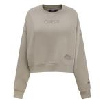 Pro Standard Womens NFL Kansas City Chiefs Wingspan Crewneck Sweatshirt Taupe M