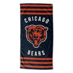 Northwest NFL Chicago Bears Unisex-Adult Beach Towel, 30" x 60", Stripes