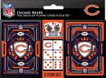 Masterpieces Adult NFL Chicago Bears Playing Cards & Dice Set - 2-Pack
