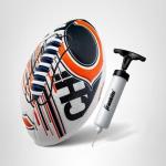 Franklin Sports NFL Chicago Bears Football - Youth Mini Football - 8.5" Junior Size Ball - SPACELACE Easy Grip Texture- Perfect for Kids