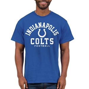 Junk Food Clothing x NFL - Indianapolis Colts - Classic Team Logo - Unisex Adult Short Sleeve Fan T-Shirt for Men and Women - Size XX-Large