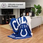 FOCO Indianapolis Colts NFL Team Property Of Sherpa Fleece Blanket