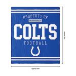 FOCO Indianapolis Colts NFL Team Property Of Sherpa Fleece Blanket