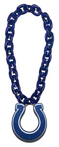 Aminco NFL Indianapolis Colts Team Fan Chain, Royal Blue