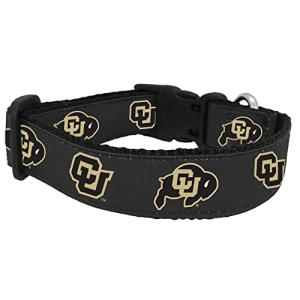 NCAA Colorado Golden Buffaloes Dog Collar (Team Color, Medium)