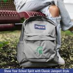 JanSport NCAA Officially Licensed Backpack, Mississippi State Bulldogs, Superbreak Plus with Padded 15'' Laptop Sleeve, Spacious Computer Bag for Men & Women, Durable Daypack with Bottle Pocket, Black