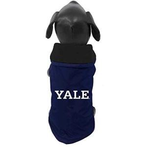 All Star Dogs NCAA Yale Bulldogs University Dog Outerwear Coat, Small, Navy