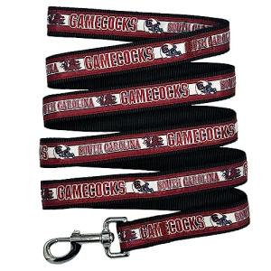 NCAA PET Leash, Small, South Carolina Gamecocks, Dog Leash, Shiny & Colorful Leash for Dogs & Cats Licensed by The NCAA