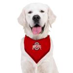 NCAA Ohio State Buckeyes Tie Bandana, Large/x-Large. Dog Bandana Scarf Bib for Pet Cat Dog. The Ultimate Game-Day, Party Bandana