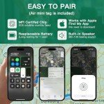 GPS Cat Tracker with Waterproof Collar Compatibility