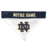 Pets First Collegiate Pet Accessories, Reversible Bandana, Notre Dame Fighting Irish Size Small/Medium