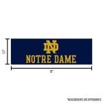 Rico Industries NCAA Notre Dame Fighting Irish - ND 4 x 10 Team Spirit Magnet - Car, Home Décor - Refridgerator, Office, Kitchen
