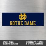 Rico Industries NCAA Notre Dame Fighting Irish - ND 4 x 10 Team Spirit Magnet - Car, Home Décor - Refridgerator, Office, Kitchen