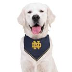 Pets First NCAA Notre Dame Tie Bandana, Small/Medium. Dog Bandana Scarf Bib for Pet Cat Dog. The Ultimate Game-Day, Party Bandana (ND-3550-S-M)