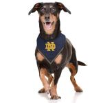 Pets First NCAA Notre Dame Tie Bandana, Small/Medium. Dog Bandana Scarf Bib for Pet Cat Dog. The Ultimate Game-Day, Party Bandana (ND-3550-S-M)