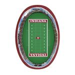 StadiumSpot Officially Licensed NCAA Premium Oval Dog Bed, Indiana, Large