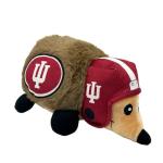 NCAA Indiana Hoosiers Plush Hedgehog Toy for Dogs & Cats, Cool Soft Pet Toy for Fun and Interactive Play, Dog Chew Toy with Squeaker, Licensed Hot Pet Toy