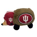 NCAA Indiana Hoosiers Plush Hedgehog Toy for Dogs & Cats, Cool Soft Pet Toy for Fun and Interactive Play, Dog Chew Toy with Squeaker, Licensed Hot Pet Toy