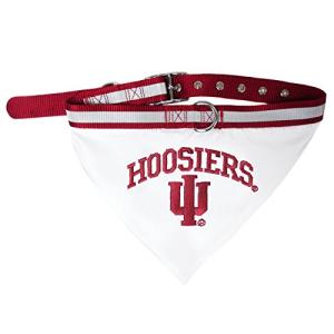 Pets First Collegiate Pet Accessories, Collar Bandana, Indiana Hoosiers, Medium