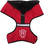 Pets First Collegiate Pet Accessories, Indiana Hoosiers Hooded Harness, Size Medium