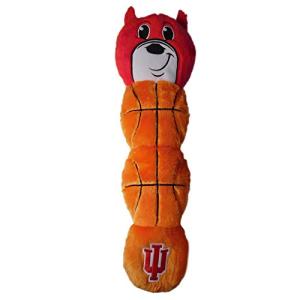 NCAA Indiana Hoosiers Mascot Toy for Pets. Plush Dog Toy with 5 Inner SQUEAKERS. 21" Long Dog Toy, IND-3226