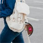 Pets First NCAA Indiana Hoosiers Collapsible Dog Travel Bowl, Food and Water Bowl for Dogs & Cats. Lightweight Leak-Proof Pet Bowl for Travel with Football Field & Pebble-Grain Design