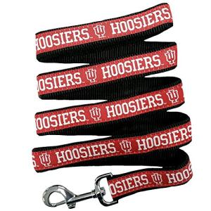 NCAA PET Leash, Small, Indiana Hoosiers, Dog Leash, Shiny & Colorful Leash for Dogs & Cats Licensed by The NCAA