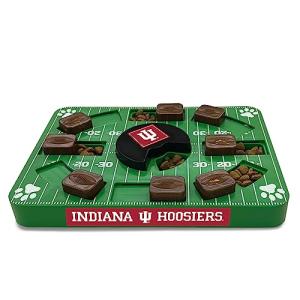 Pets First NCAA Indiana Hoosiers Puzzle Toy, Puzzle Treat Dog Toy, Interactive Dog Treat Toy, Dog Puzzle Fedding Slow Toy