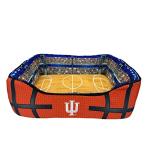 NCAA Indiana Hoosiers Stadium Dog Bed, Pet Pillow Bed for Dogs, Sporty Football Dog Bed and Lounge Cushion