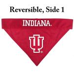Pets First Collegiate Pet Accessories, Reversible Bandana, Indiana Hoosiers, Large/X-Large