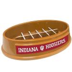 NCAA Super-Bowl - Indiana Hoosiers Slow Feeder Dog Bowl. Football Design Slow Feeding Cat Bowl for Healthy Digestion. Non-Slip Pet Bowl for Large & Small Dogs & Cats