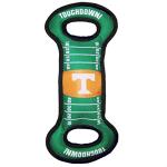 NCAA Football Field Dog Toy with Squeaker. - Tennessee Volunteers - for Tug, Toss, and Fetch. - Tough& Durable PET Toy