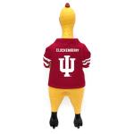 Littlearth NCAA Team Rubber Chicken Toy Indiana Hoosiers