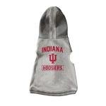 Littlearth NCAA Indiana Hoosiers Pet Hooded Crewneck, Team Color, X-Small