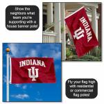 College Flags & Banners Co. Indiana Hoosiers IU University Large College Flag