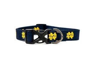 StadiumSpot Officially Licensed NCAA Premium Dog Collar, Notre Dame Large